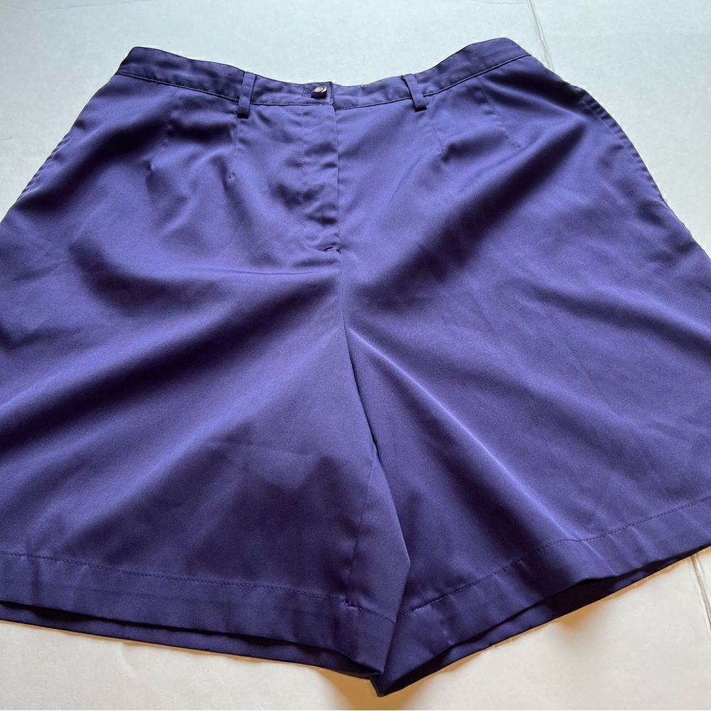 Women's Coral Bay Golf Bermuda Shorts Purple Size 14